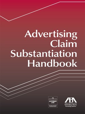 cover image of Advertising Claim Substantiation Handbook